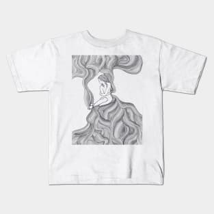 Squiggly Lady Kids T-Shirt